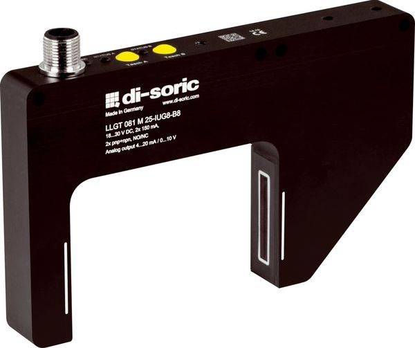 Laserowy czujnik fotoelektryczny widełkowy di-soric 207338 207338 1 szt.