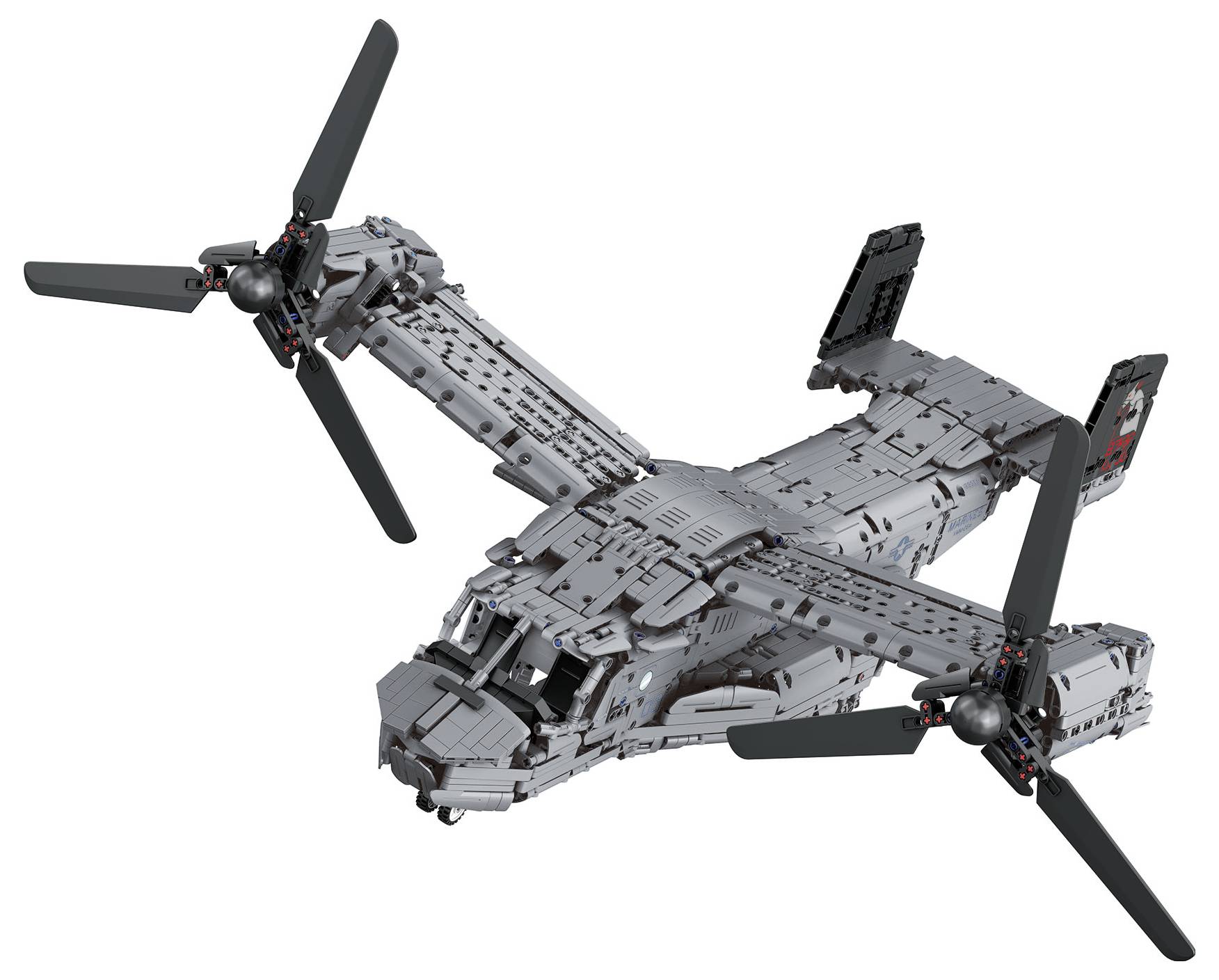Zestaw konstrukcyjny Revell "Bell Boeing V-22 Osprey" - Brick System 00961 1:25-2