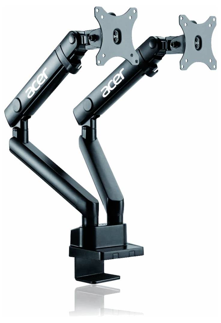 Acer Monitorstand Duo (up to 2x 32inch)  Support d'écran 1 81,3 cm (32) noir — Photo 2 sur 2