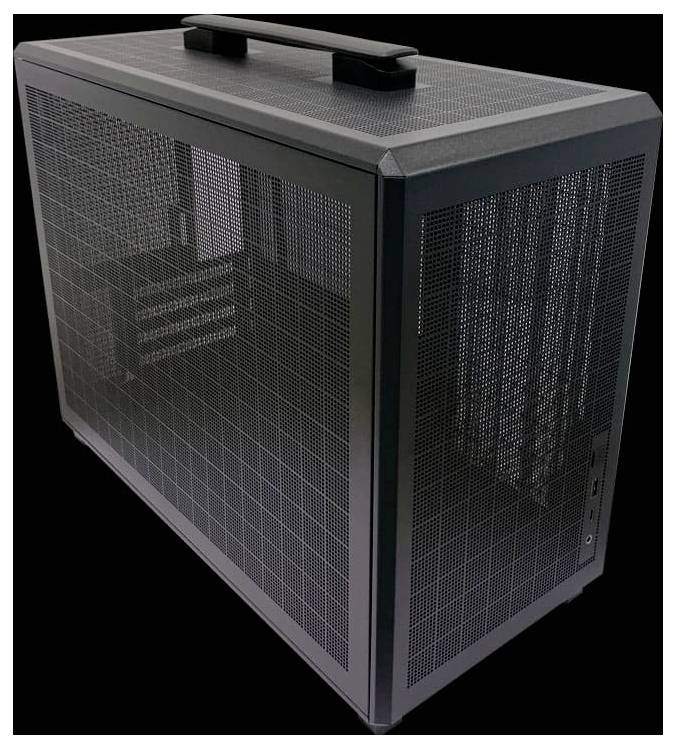 Micro-tour LC Power LC-Power Geh Micro ATX Gaming 718MB Cubo Boîtier PC  noir poignée