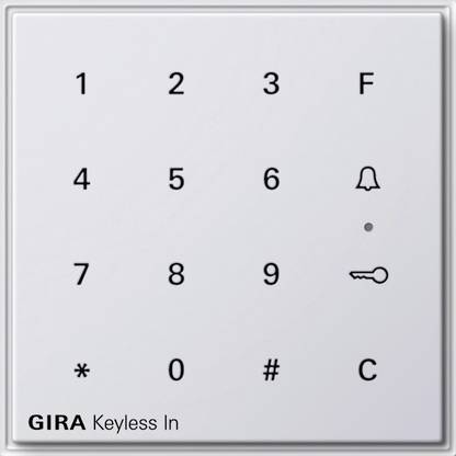 GIRA Klawiatura kodowa biały 260566 1 szt.
