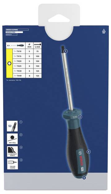 Zestaw wkrętaków Bosch Professional 1600A039PC 1600A039PC-2