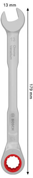 Bosch Professional 1600A03AG9 1600A03AG9 Klucz nasadowy z grzechotką Rozmiar klucza (metryczny) (tylko do tytułu) 13 mm-4