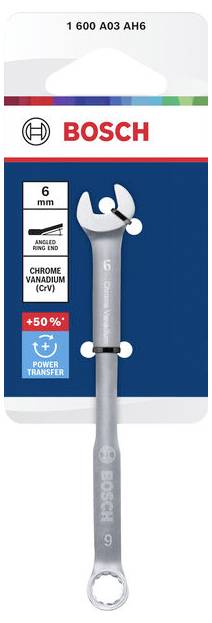 Bosch Professional 1600A03AH6 1600A03AH6 Klucz płasko oczkowy Rozmiar klucza (metryczny) (tylko do tytułu) 6 mm-1