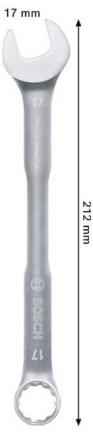Bosch Professional 1600A03AJ7 1600A03AJ7 Klucz płasko oczkowy Rozmiar klucza (metryczny) (tylko do tytułu) 17 mm-3