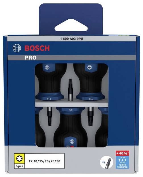Zestaw wkrętaków Bosch Professional 1600A039PU 1600A039PU-1