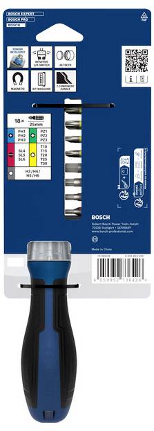 Wkrętak z grzechotką do bitów Bosch Professional 1600A039PR 1600A039PR-2
