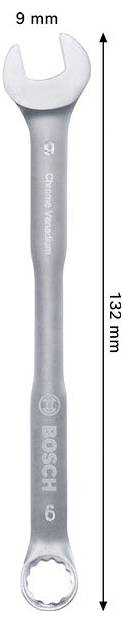 Bosch Professional 1600A03AH9 1600A03AH9 Klucz płasko oczkowy Rozmiar klucza (metryczny) (tylko do tytułu) 9 mm-3