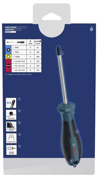 Zestaw wkrętaków Bosch Professional 1600A039PJ 1600A039PJ-2