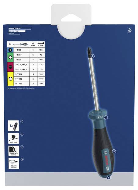Zestaw wkrętaków Bosch Professional 1600A039PF 1600A039PF-2