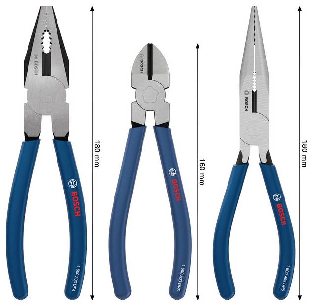 Bosch Professional 1600A03DN3 Zestaw szczypiec-3