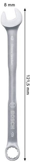Bosch Professional 1600A03AH8 1600A03AH8 Klucz płasko oczkowy Rozmiar klucza (metryczny) (tylko do tytułu) 8 mm-3