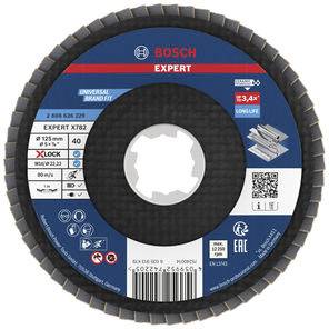 Bosch Accessories 2608626229 Tarcza lamelkowa Średnica 125 mm Wielkość ziarna=40 1 szt.