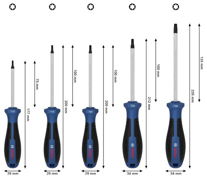 Zestaw wkrętaków Bosch Professional 1600A039PG 1600A039PG-3