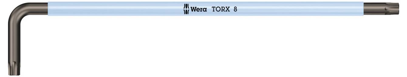 Wera Hex-Plus TORX® Set 1 wewnętrzny sześciokąt Zestaw kluczy trzpieniowych 1.5 mm, 2 mm, 2.5 mm, 3 mm, 4 mm, 5 mm, 6 mm-9