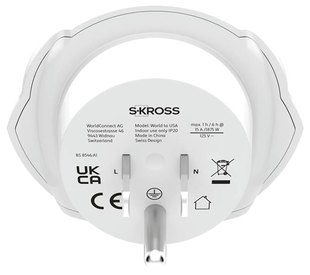 Adapter podróżny Skross 1.500221C-X2-1