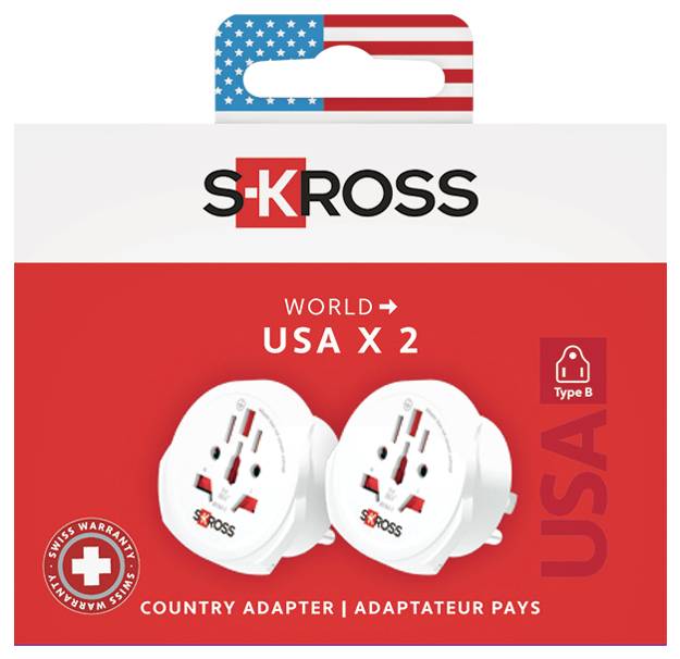 Adapter podróżny Skross 1.500221C-X2-4