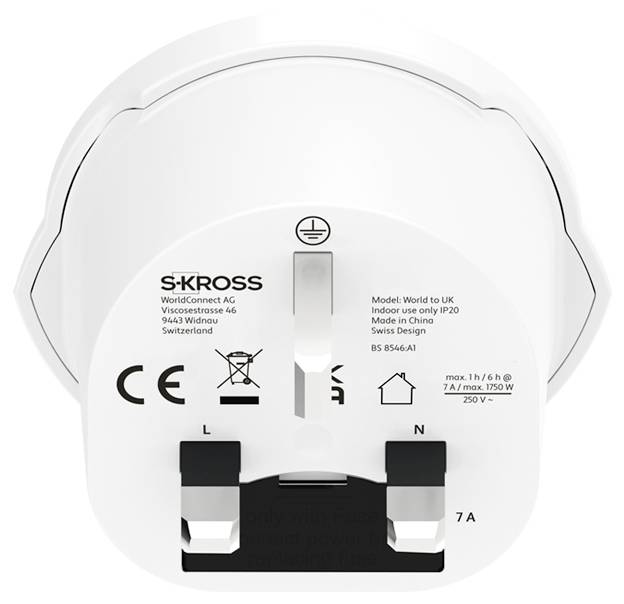 Adapter podróżny Skross 1.500225C-X2-3
