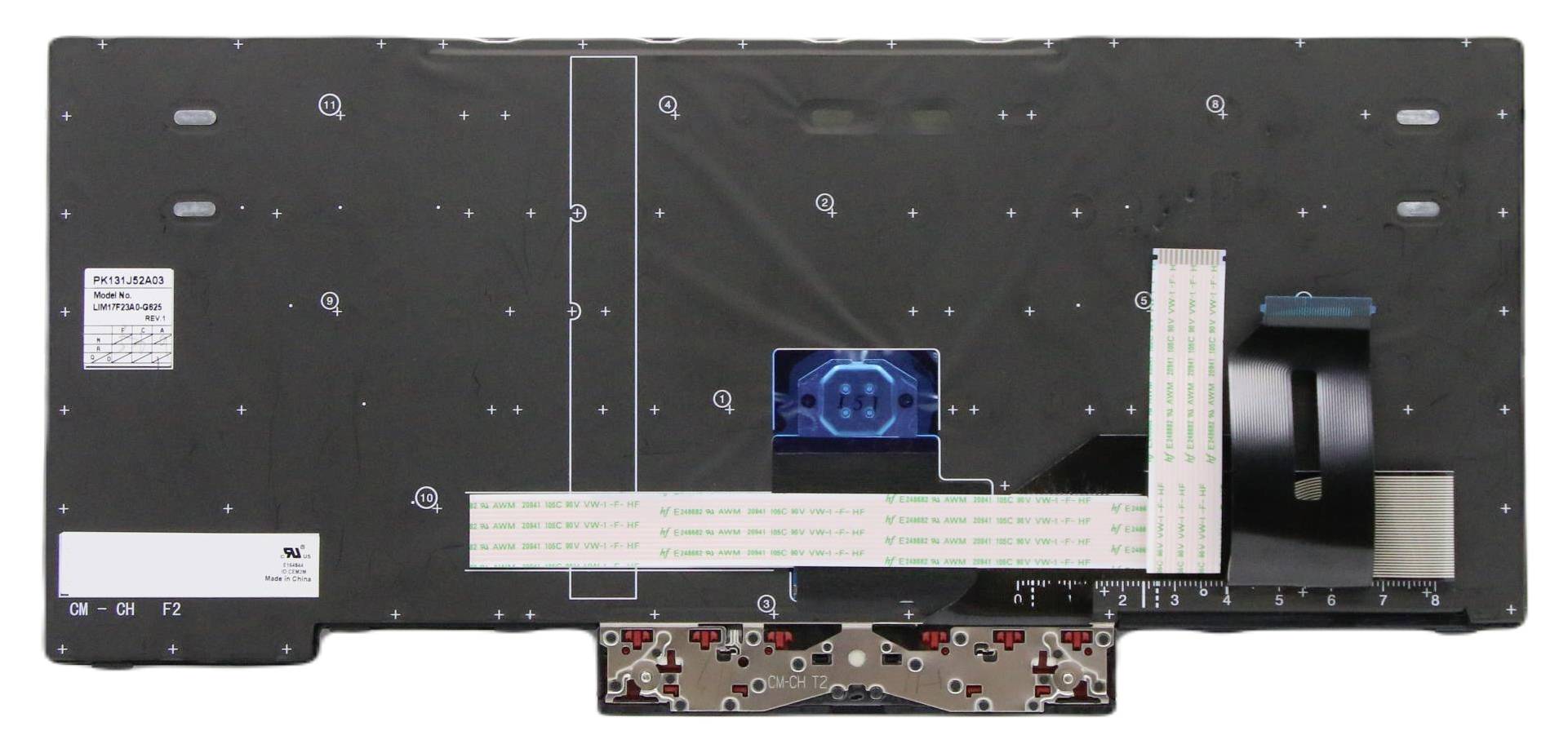 Klawiatura Lenovo 5N20V43892 czarny, wielobarwny