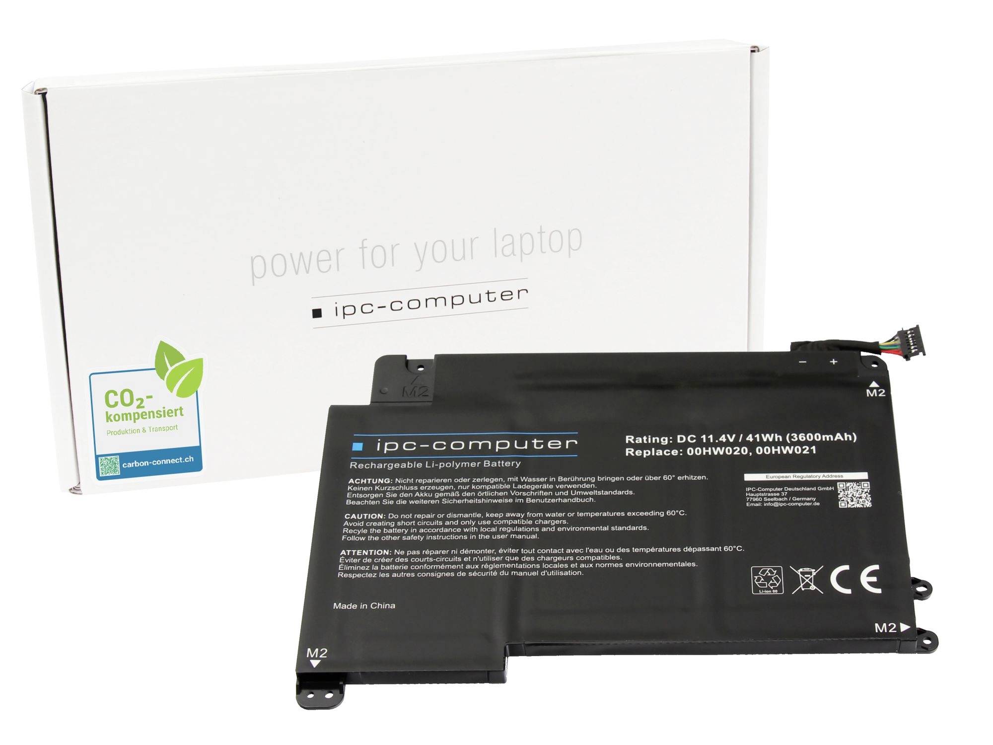 ipc-computer Batterie dordinateur portable Akku LE G400S-68-4S1P 11.40 V 3600 mAh IPC-Computer