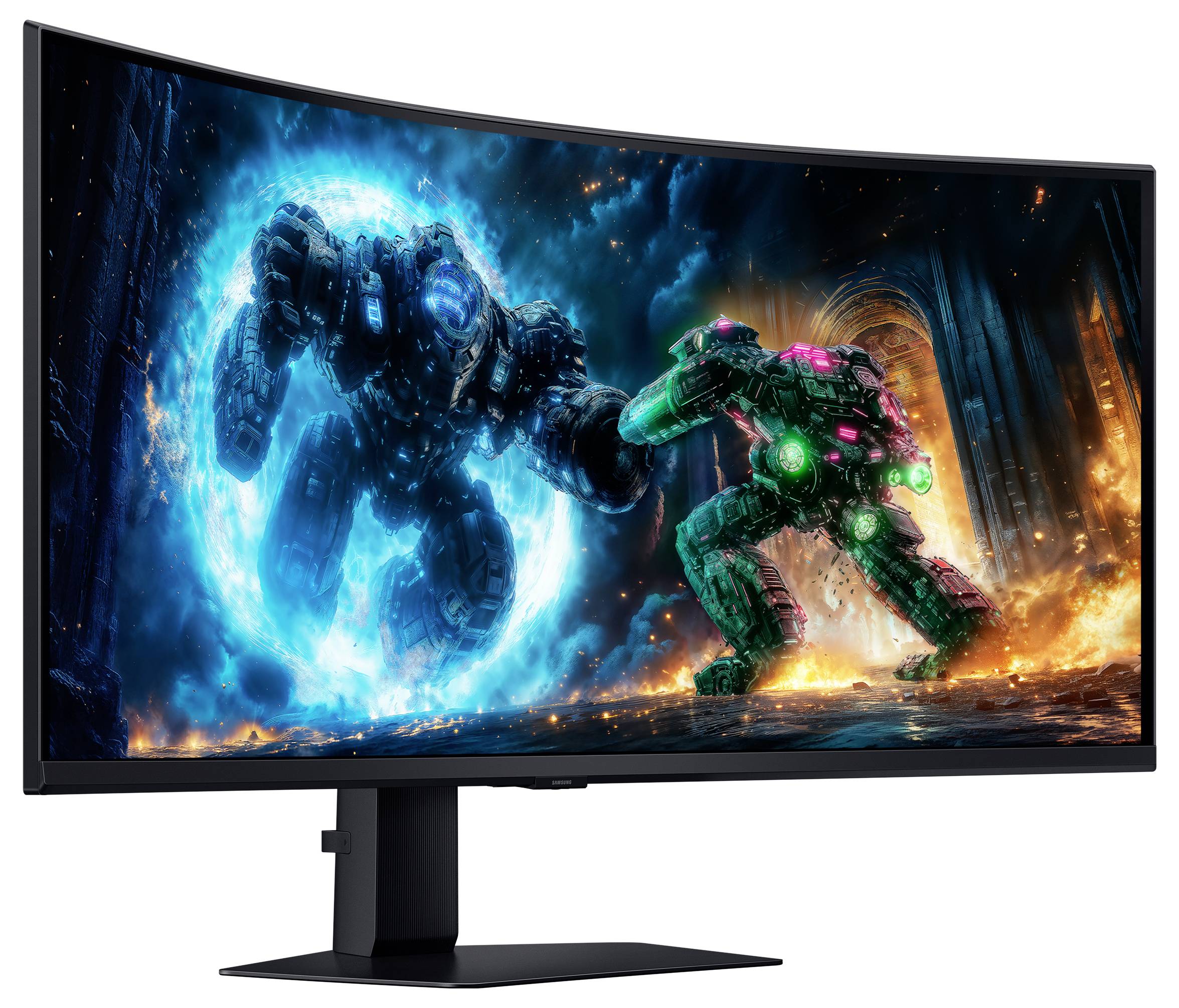 Samsung "(40""), G75F, WUHD, Curved, black" Monitor EEK F (A - G) 101.6 cm (40 cal) 5120 x 2160 px 21:9 1 ms LCD (VA)-4