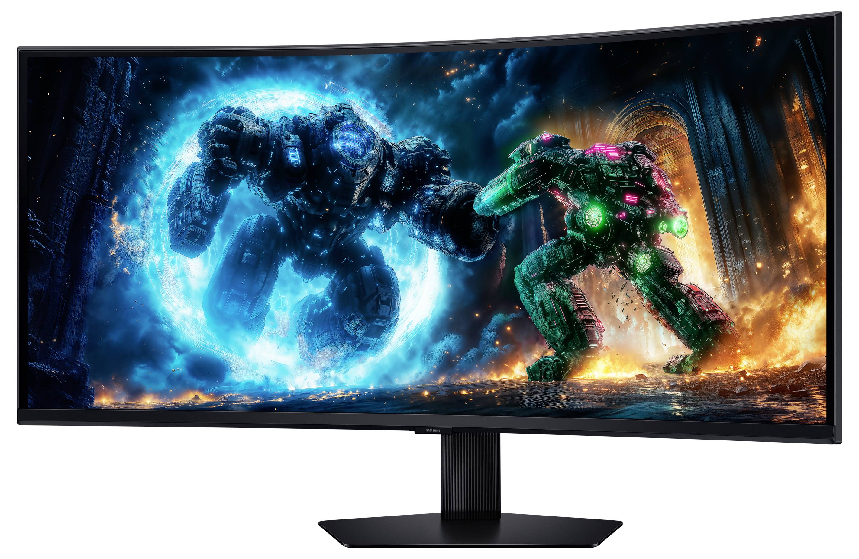 Samsung "(40""), G75F, WUHD, Curved, black" Monitor EEK F (A - G) 101.6 cm (40 cal) 5120 x 2160 px 21:9 1 ms LCD (VA)-11