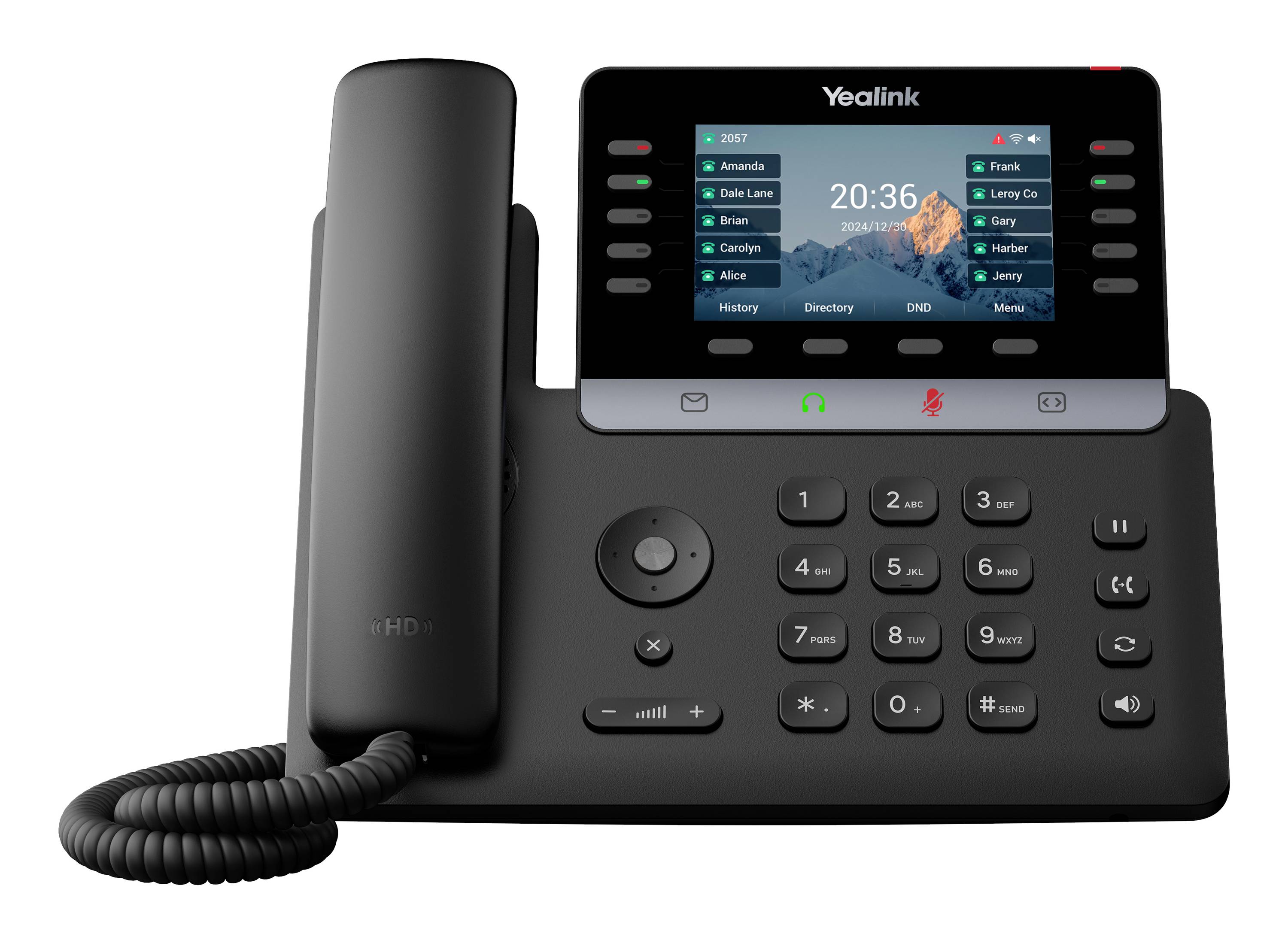Yealink SIP-T74U Telefon systemowy, VoIP czarny-0