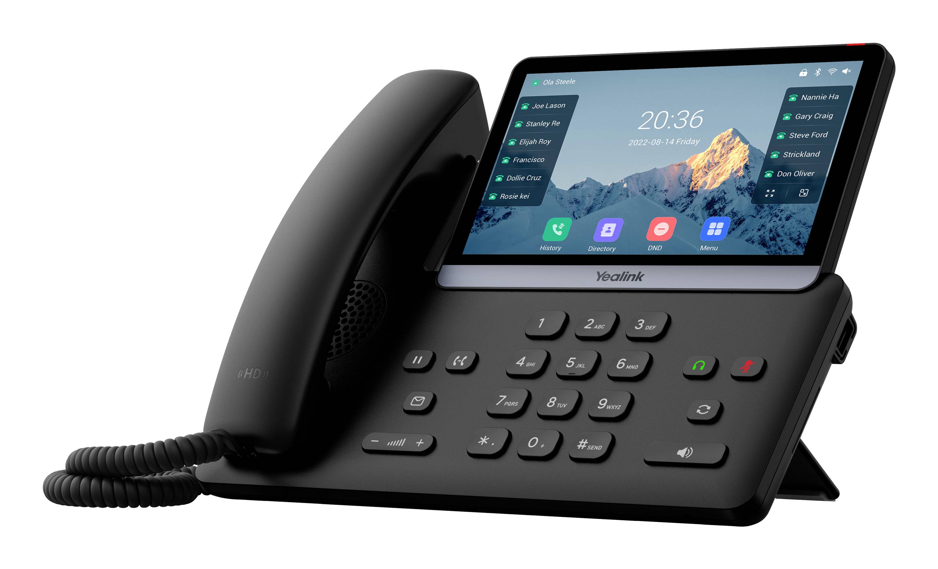 Yealink SIP-T77U Telefon systemowy, VoIP czarny-2