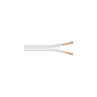 Dwuprzewodowy kabel elektryczny ze zdzieranymi końcami miedzianymi.