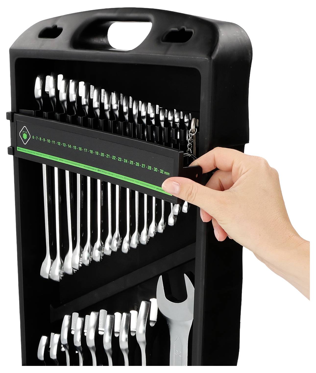 KS Tools 512.0235 Zestaw kluczy płasko oczkowych Rozmiar klucza (metryczny) (tylko do tytułu) 6 - 32 mm-6