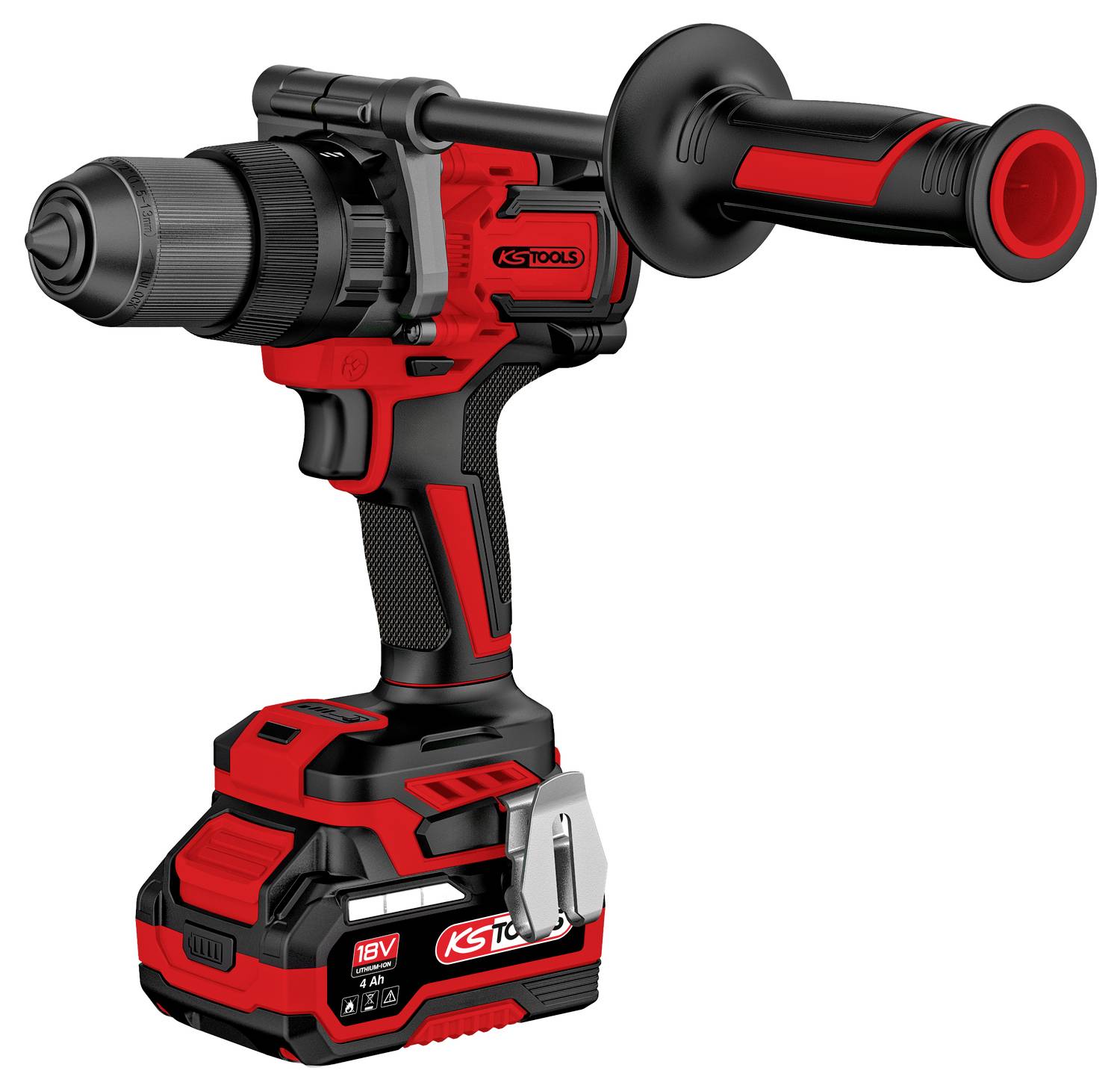 Perceuse-visseuse sans fil KS Tools  515.4730F  18 V 4 Ah Li-Ion