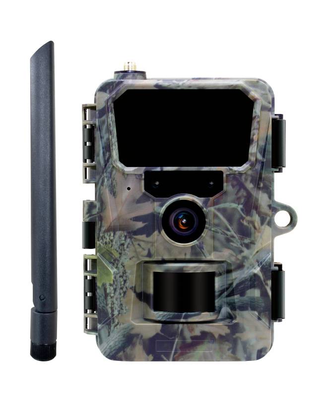Braun Phototechnik Scouting Cam BLACK200 4GL Solar Camera outdoor 2 Megapixel Trasmissione immagini 4G, incl. caricabatterie solare con batteria agli ioni di litio Mimetico — Foto 2 di 3