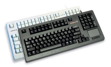 CHERRY TouchBoard G80-11900 PS2 Klawiatura Angielska, QWERTY szary Złącze PS2