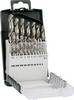 Bosch Accessories 2609255132 HSS Zestaw wierteł krętych do metalu 19 szt. 1 mm, 1.5 mm, 2 mm, 2.5 mm, 3 mm, 3.5 mm, 4 mm, 4.5 mm, 5 mm, 5.5 mm, 6 mm, 6.5 mm, 7 mm, 7.5 mm, 8 mm, 8.5 mm, 9 mm, 9.5 mm, 10 mm szlifowany uchwyt prosty 1 zest.