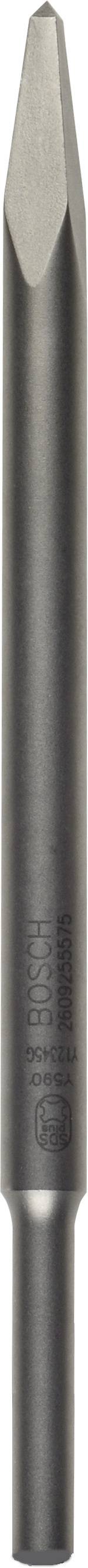 Srebrny wiertł o ostrej końcówce, używany do precyzyjnego wiercenia w metalu lub drewnie, na białym tle.