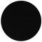 Doskonały czarny okrąg na białym tle, prawdopodobnie przedstawiający czarną dziurę lub po prostu formę geometryczną.