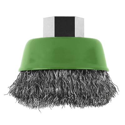 Szczotka garnkowa do szlifierki kątowej i prostej - drut falisty, nierdzewna, 65 mm Bosch Accessories N/A N/A 2609256501