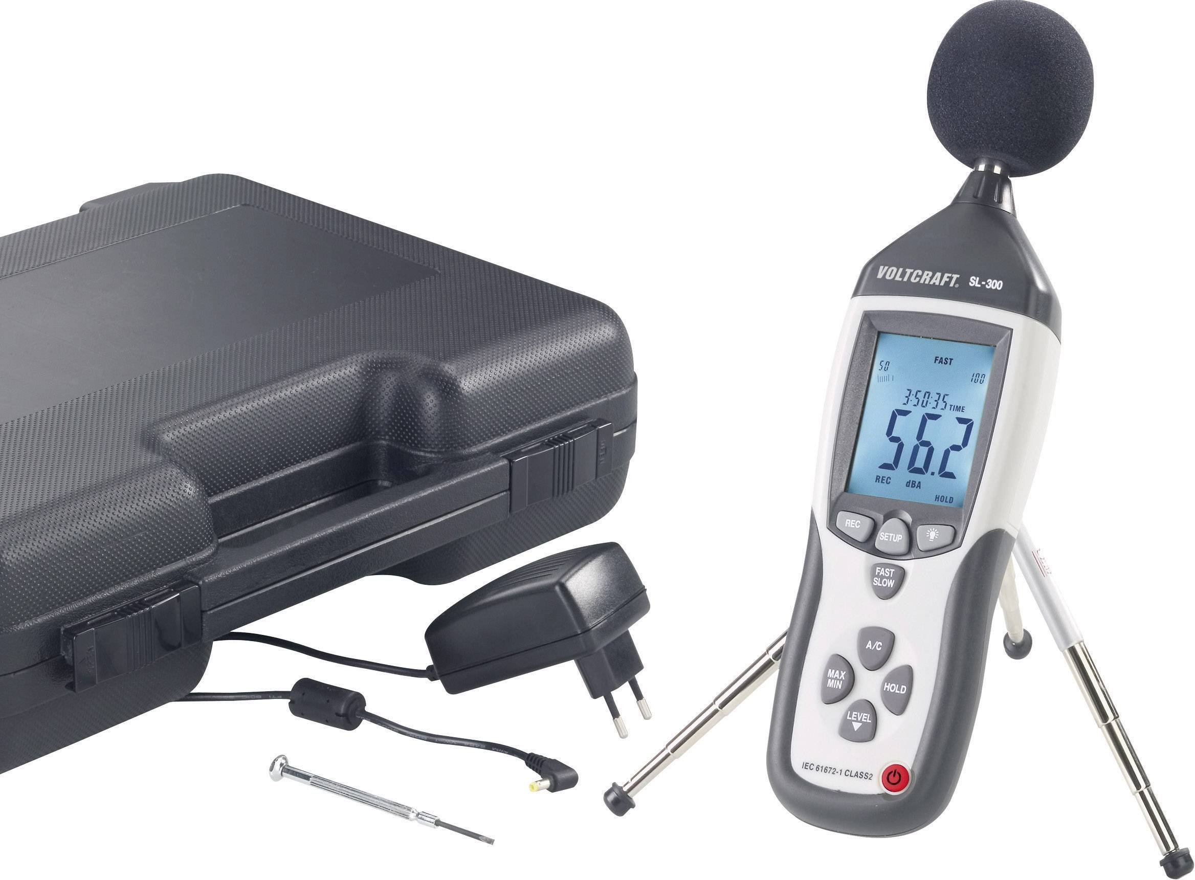 Вимірювач децибел VOLTCRAFT SL-451 30 - 130 дБ 31,5 Гц - 8 кГц USB