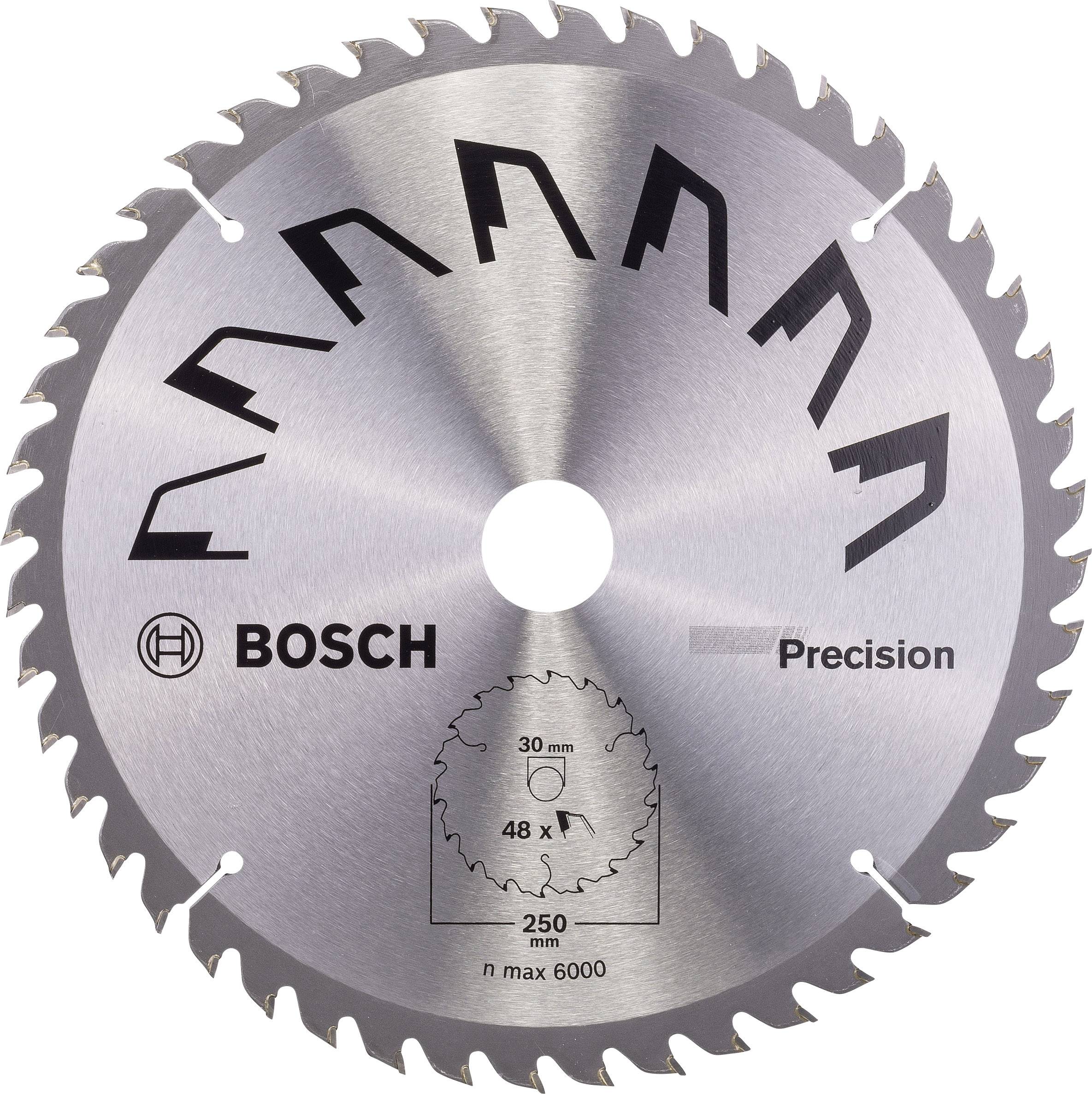 Bosch Accessories Precision 2609256879 Tarcza tnąca z węglików spiekanych 250 x 30 mm Liczba zębów: 48 1 szt.