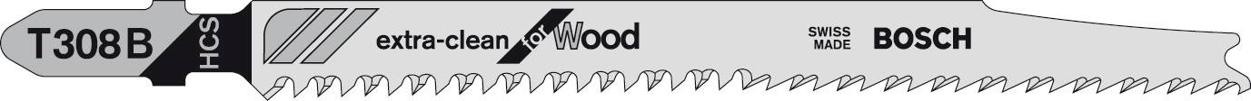 Пиляльне полотно HCS для лобзика, T 308 B Bosch Accessories 2609256A05 2 шт.