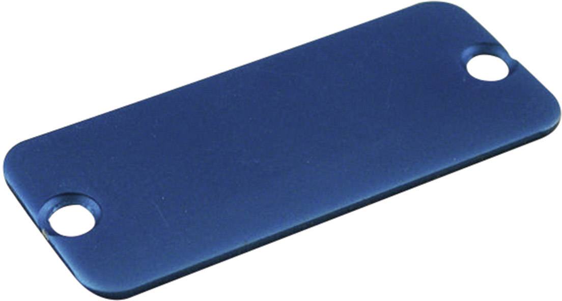 Hammond Electronics Panel końcowy do obudowy wytłaczanej 1455KALBU-10 Aluminium Niebiesk