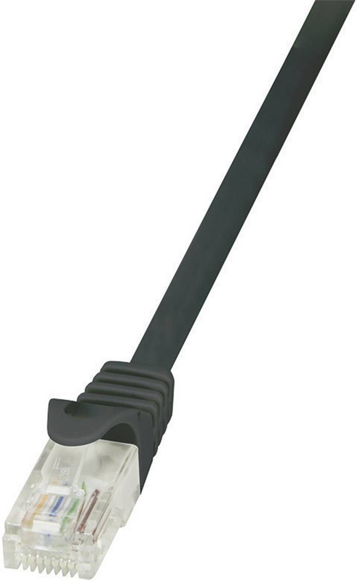 Мережевий кабель LogiLink CP2073U, 1 шт., RJ45, CAT 6, U/UTP, 5.00 м, чорний