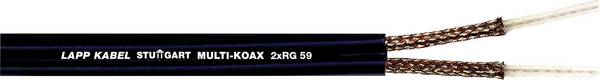 LAPP 2170056/500 Przewód wielordzeniowy RG 59 B/U czarny 500 m