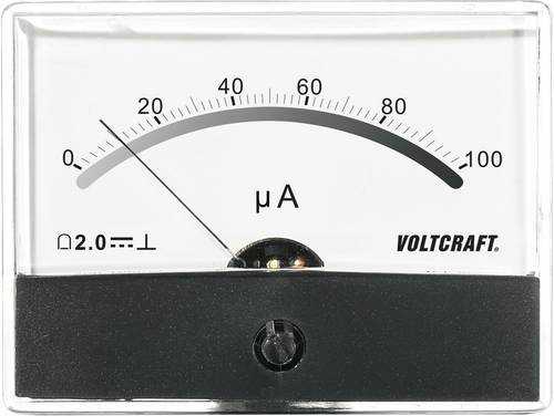 Analogowy wskaźnik panelowy VOLTCRAFT AM-86X65/100uA