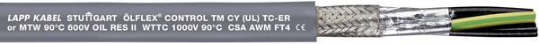LAPP 281205CY/610 Przewód sterowniczy ÖLFLEX® CONTROL TM CY, 5 G 4 mm², 610 m