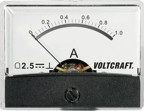 Analogowy wskaźnik panelowy VOLTCRAFT AM-60X46/1A/DC