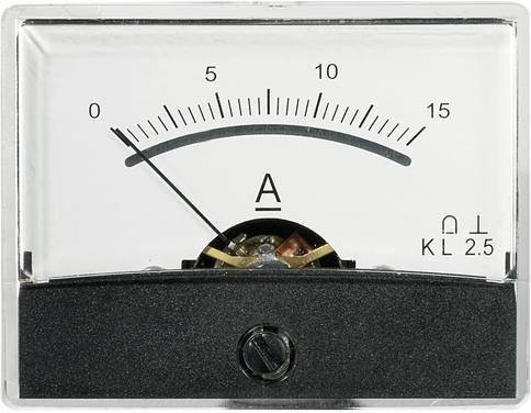 Analogowy wskaźnik panelowy VOLTCRAFT AM-60X46/15A/DC