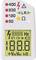 Elektroniczny wyświetlacz przyrządu pomiarowego pokazuje napięcia wejściowe wynoszące 400V, 230V, 120V, 50V oraz symbole Hz, Ω, DC i AC.