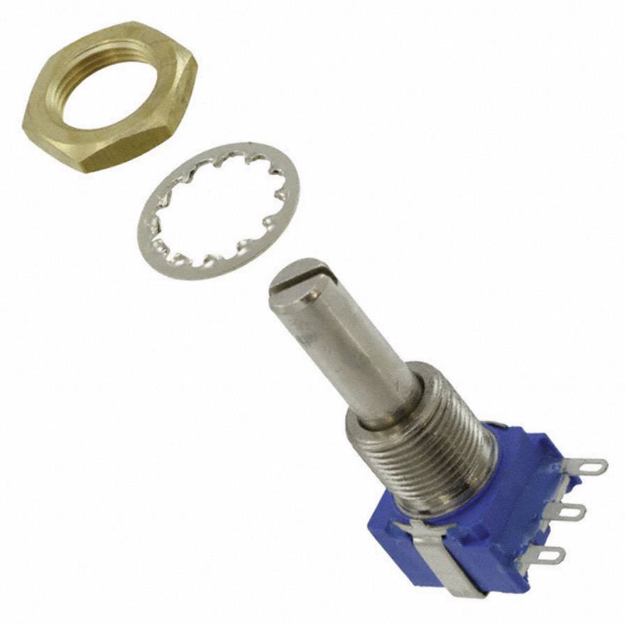 Bourns 53RAA-R25-A15L 53RAA-R25-A15L Поворотний потенціометр закритого типу, моно, 1 Вт 10 кОм 1 шт.