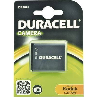 Bateria do aparatu Duracell w opakowaniu, kompatybilna z Kodak KLIC-7004.
